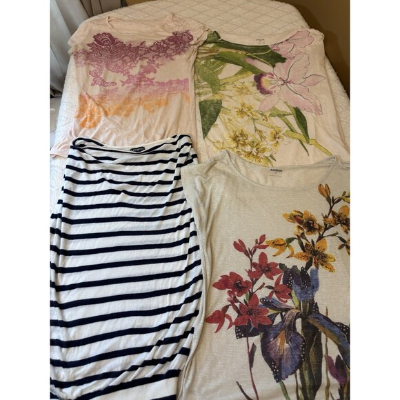 Lot 5 Express Women’s Tops Animal,Floral,Stripped Print 2 New No Tag 4 Sm 1 Med - Picture 11 of 16